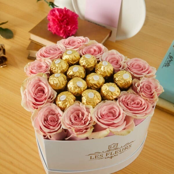 PINK HEART Les Fleurs romance