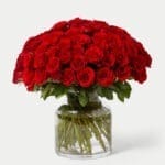 100 Rosas a tu Estilo Les Fleurs jarrón